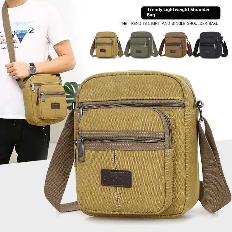 Canvas Retro Men's Messenger Bag