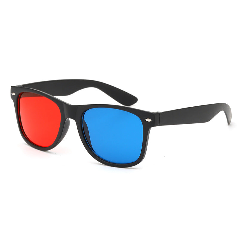 Red-Blue 3D Glasses Set Of Glasses Large Frame