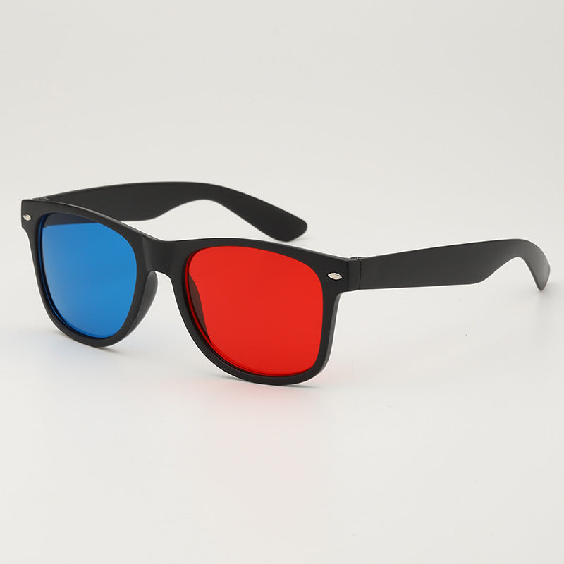 Red-Blue 3D Glasses Set Of Glasses Large Frame