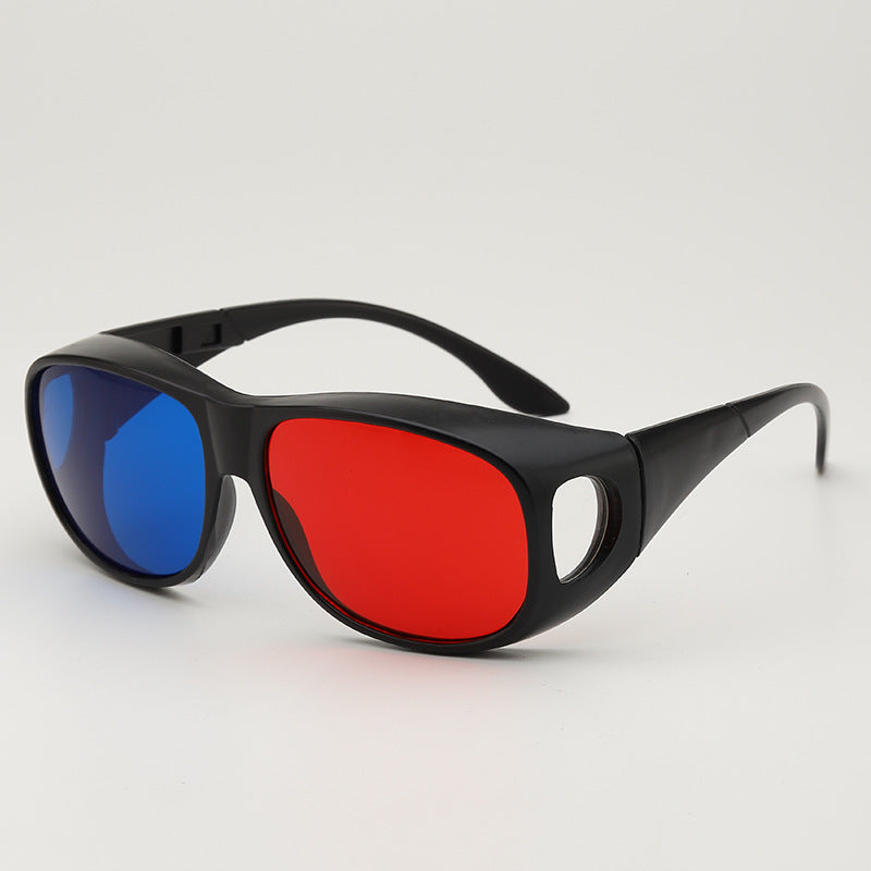 Red-Blue 3D Glasses Set Of Glasses Large Frame